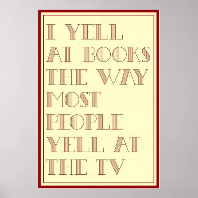 Poster Grito Nos Livros (Frente)