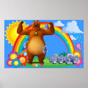 Poster Grizzy e limmings Kids