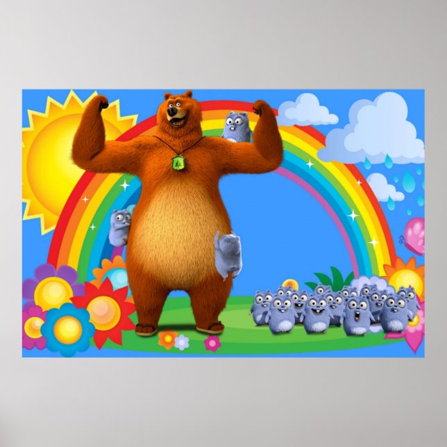 Poster Grizzy e limmings Kids (Frente)