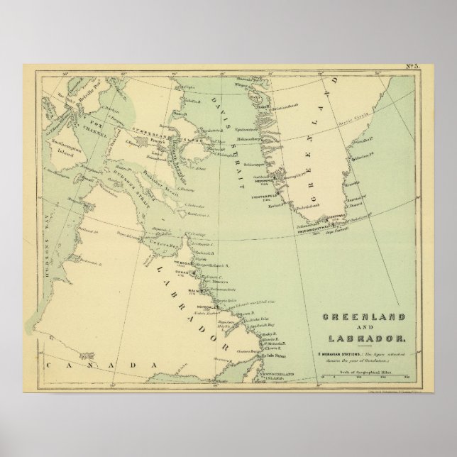 Póster Gronelândia, Labrador (Frente)