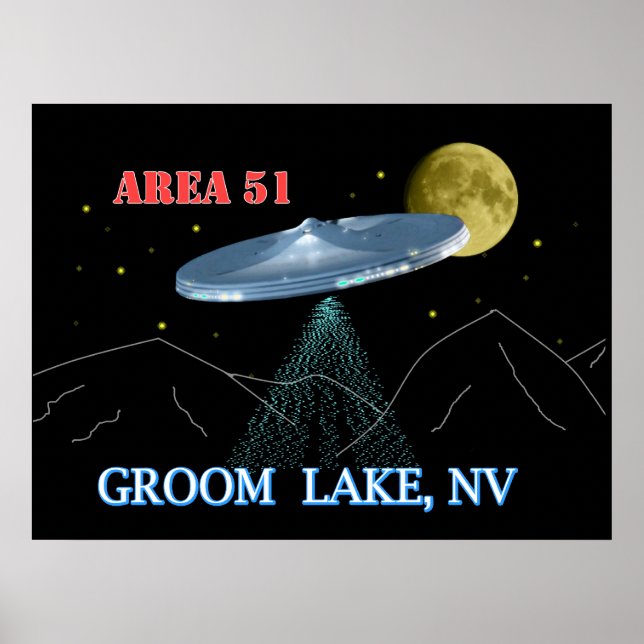 Póster Groom Lake NV (Frente)