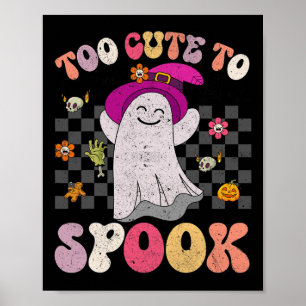Poster Grooveen Halloween Muito Bonito Para Falar Hallowe