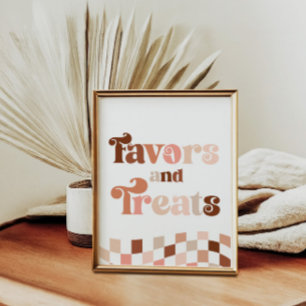 Poster Groovy - Dois segundos aniversários Legal Favorito