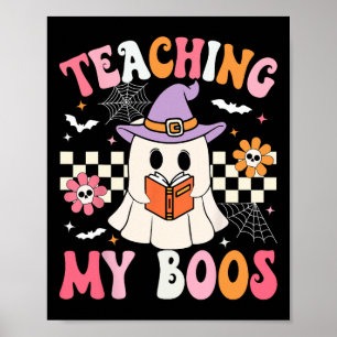 Poster Groovy Ensinando Meu Professor de Boos Fantasma Ha