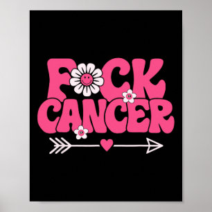 Poster Groovy Fck Cancer