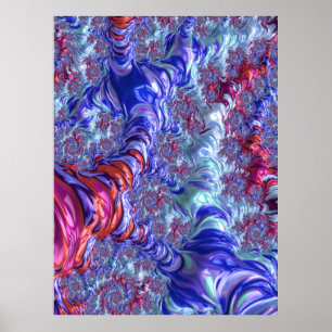 Póster Groovy Fractal