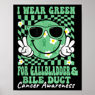 Poster Groovy Gallbadder E Cancer Bile Duct Sensibilizaçã