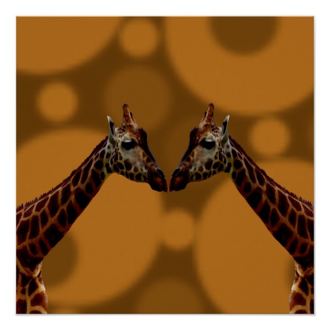Póster Groovy Girafes A Go, (Frente)