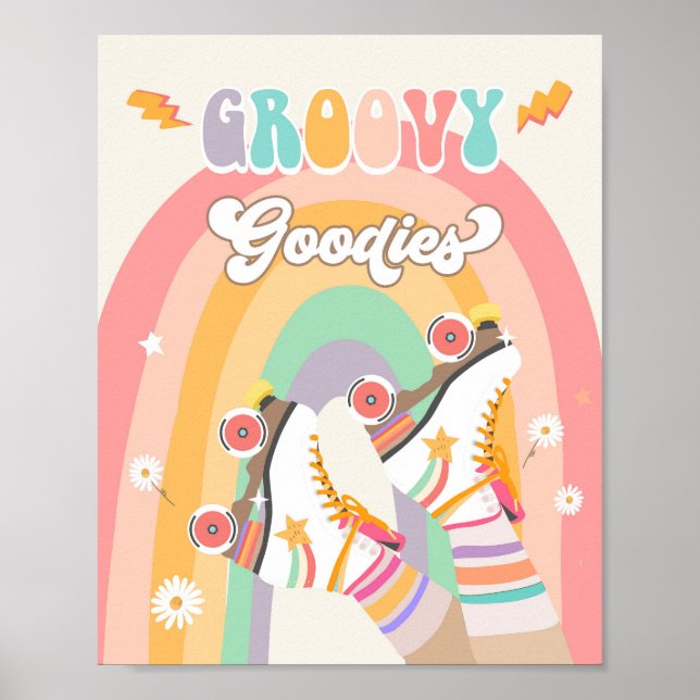 Poster Groovy Goodies Roller Skate (Frente)