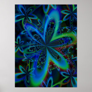 Póster Groovy Kaleidoscope