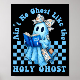 Poster Groovy Não Há Fantasma Como O Espírito Santo Crist