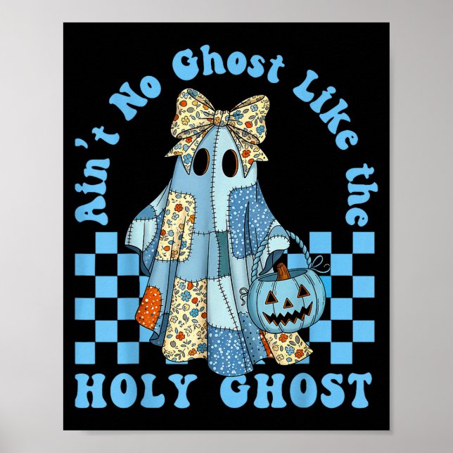 Poster Groovy Não Há Fantasma Como O Espírito Santo Crist (Frente)