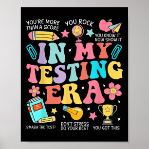 Poster Groovy No Teste De Professores Motivacionais Da Mi