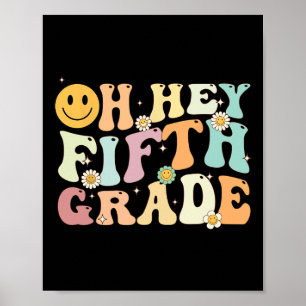 Poster Groovy Oh Ei 5 5º Ano De Volta Ao Ensino