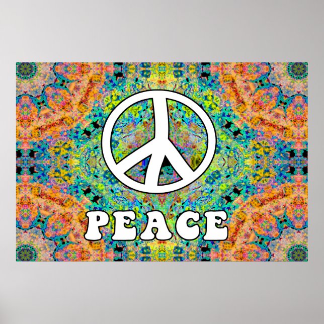 Póster Groovy Peace (Frente)