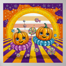 Poster Groovy Pumpkin Fiesta