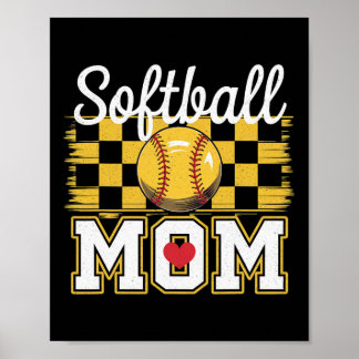 Poster Groovy Softll Mom Mother Softll Mom 