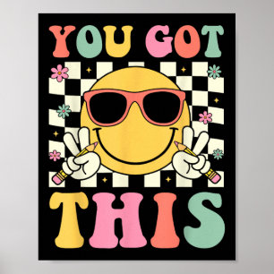 Poster Groovy Você Tem Este Professor De Dia De Teste De