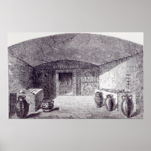 Póster Grotta Campana na altura de sua descoberta