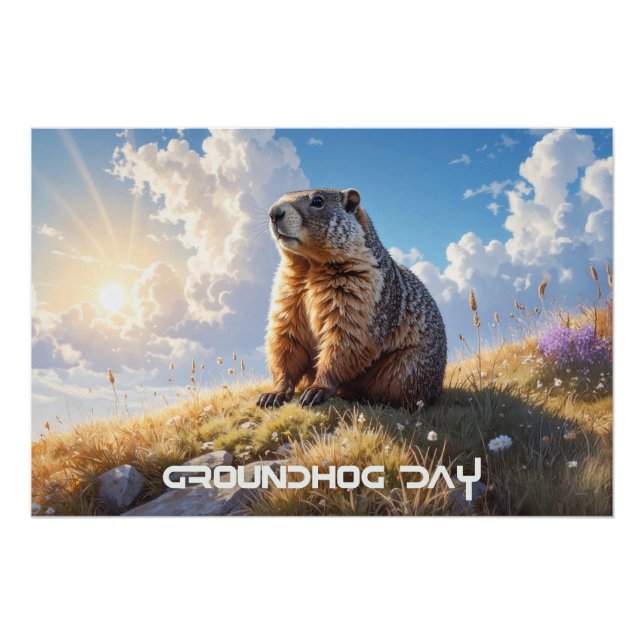 PÓSTER GROUNDHOG DAY (Frente)