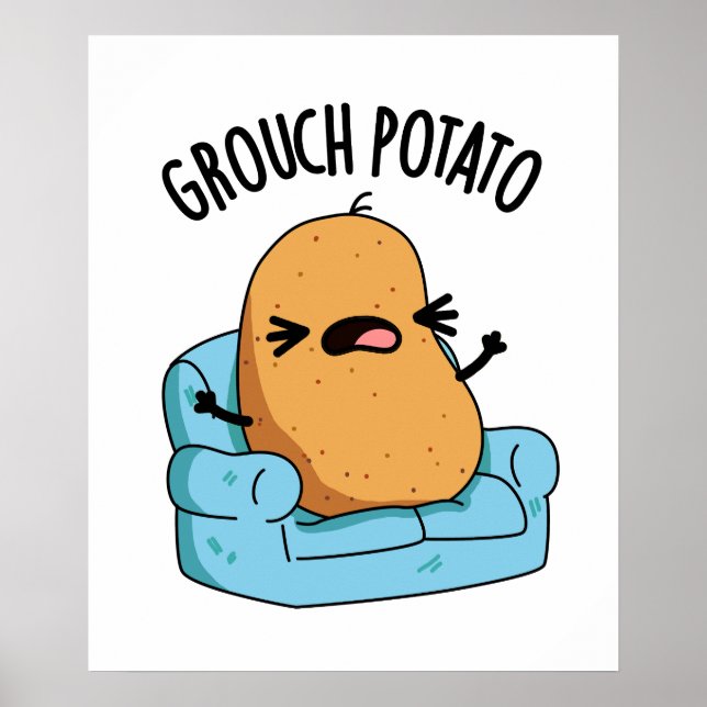 Poster Groutato Potato Funny Veggie Puns (Frente)