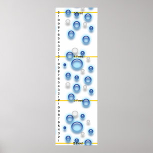 Póster Growth Chart - Rise with the Bubbles