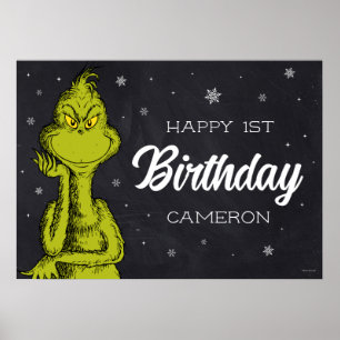 Poster Grpolegadas Chalkboard Birthday