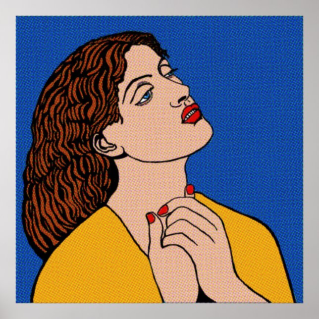 Póster Grrl de Pop Pré-Raph (Frente)