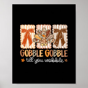 Poster Gru Gru Até Você Cambalear Peru de Ação de Graças