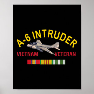 Poster Grumman A-6 Intruso Vietnam Veteran Intrusder Airc