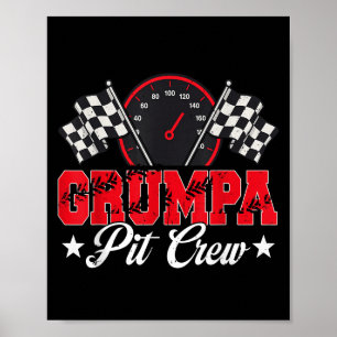 Poster Grumpa da família de corridas de Festas de anivers
