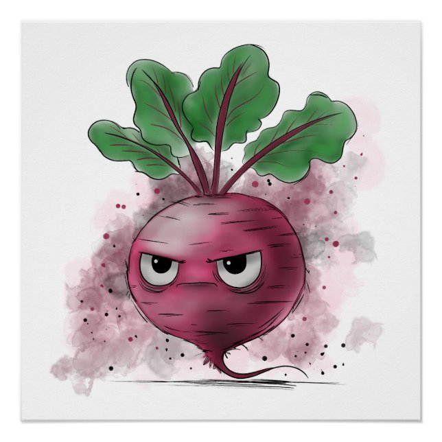 Póster Grumpy Beet (Frente)