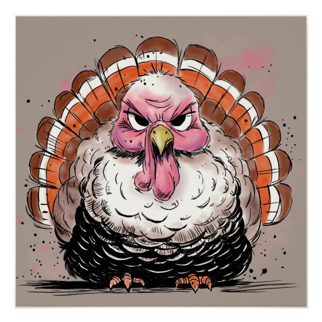 Póster Grumpy Turkey (Frente)