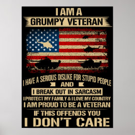 Poster Grumpy Veteran