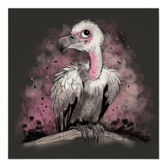 Póster Grumpy Vulture (Frente)