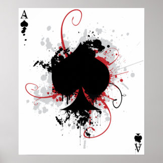 Poster Grunge Ace