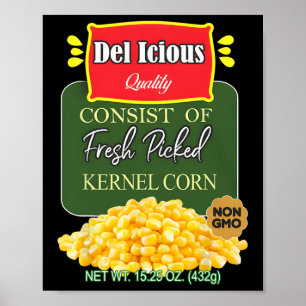 Poster Grupo de Cornos de Halloween do Kernel Enlatado En