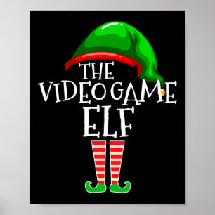 Poster Grupo de Elfos de Videogame Correspondência Famili