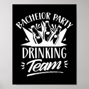 Poster Grupo de Noivos da Equipe de Bebendos do Bachelor