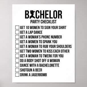 Poster Grupo de padrinhos de casamento para Solteiros de 