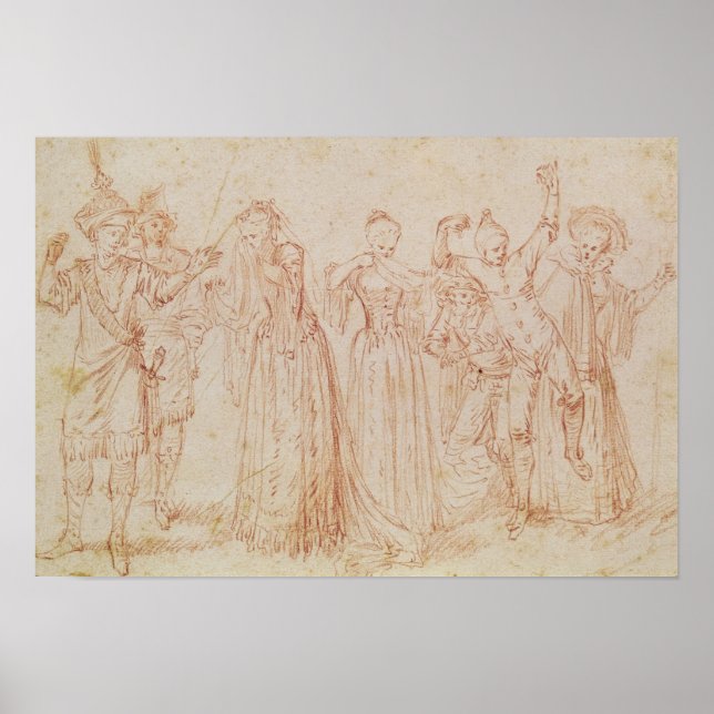 Poster Grupo de Quadrinhos e Atores Trágicos (Frente)