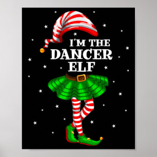 Poster Grupo Familiar Eu sou o Dançarino Elf Natal