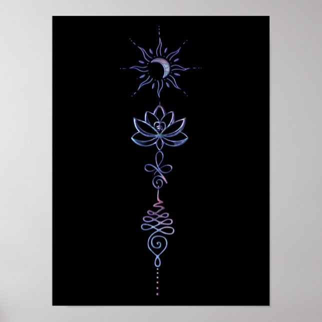 Poster Grupo Gradient Unalome (Frente)
