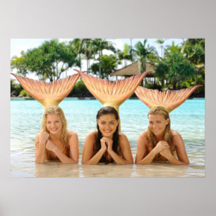 Poster Grupo na praia