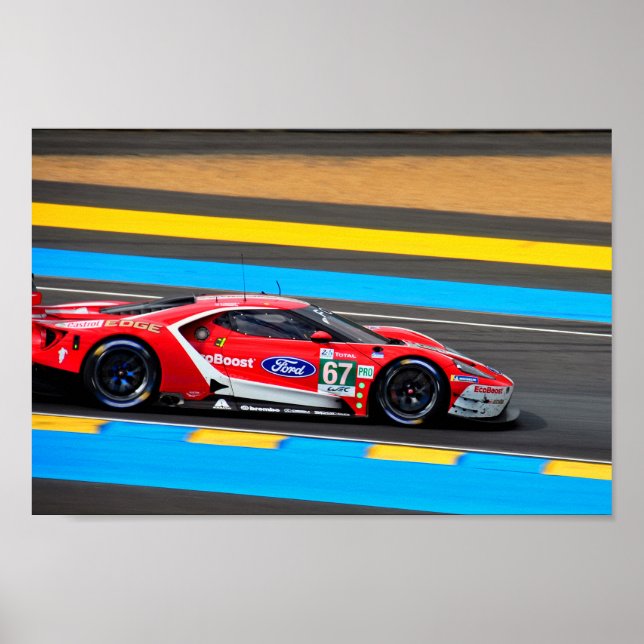 Poster GT n.o 67 24 horas do Le Mans 2019 (Frente)