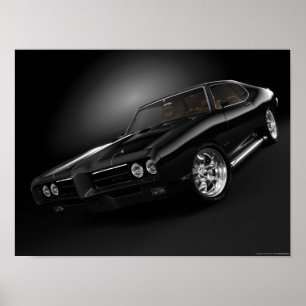 Póster gto 1969 de pontiac " o juiz" - personalizado
