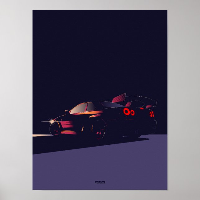 POSTER GTR R34 (Frente)