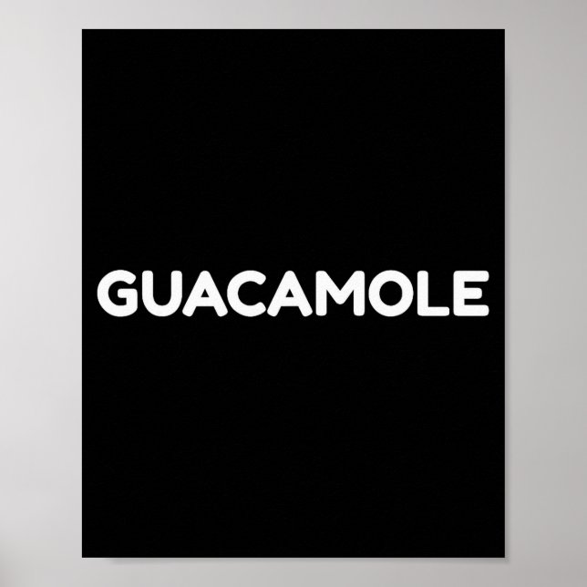 Poster Guacamole Funny Halloween Costume Shirt  (Frente)