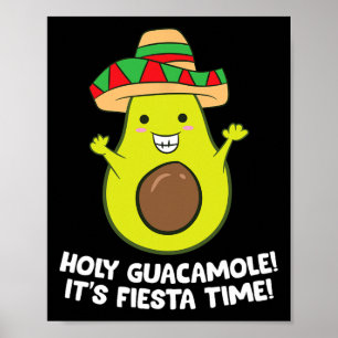 Poster Guacamole Sagrado É Tempo de Festa Cinco De Mayo A