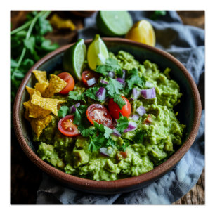 Póster Guacamole Stock Image